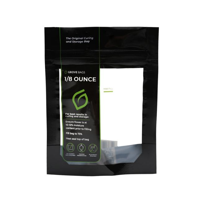 Grove Bags TerpLoc Window Pouch Curing Bags | Dry Herb & Cannabis Storage Bags